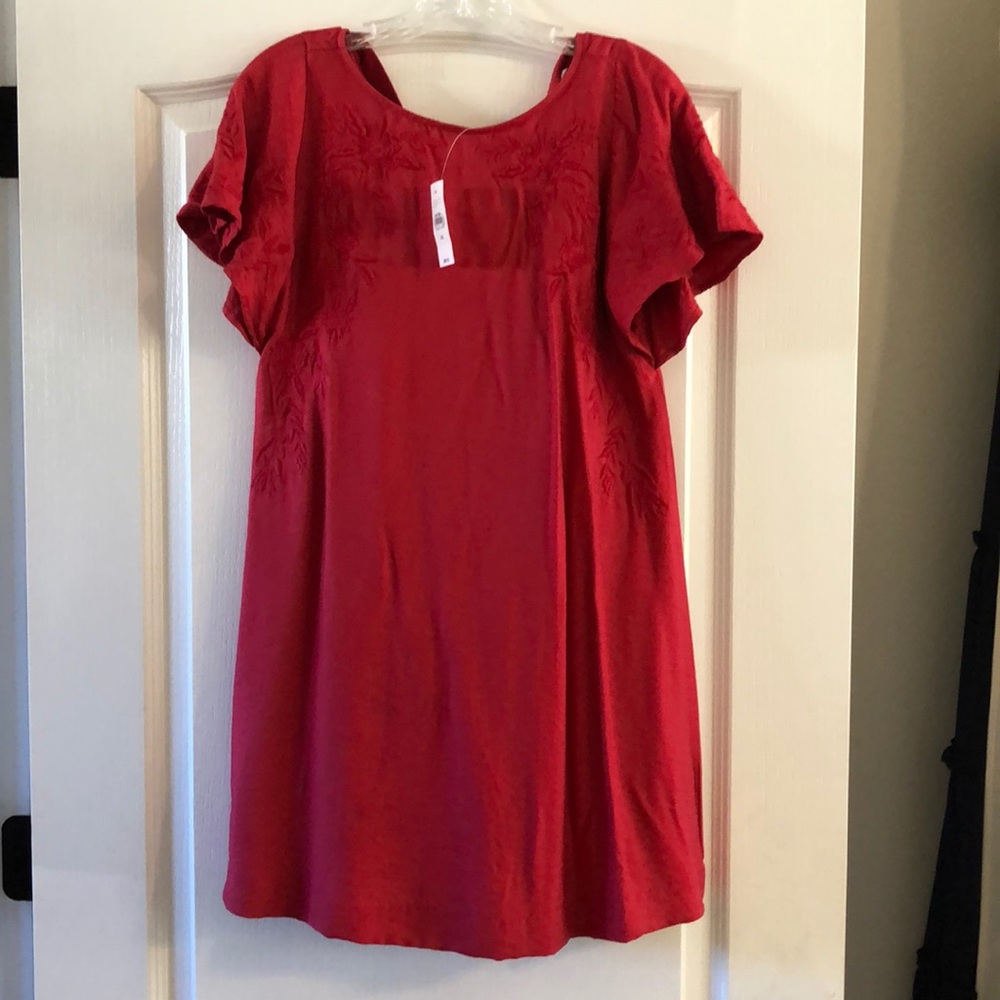 LOFT Flutter sleeve dress